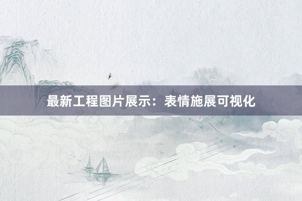 最新工程图片展示：表情施展可视化